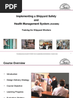 Implementing A Shipyard Safety and Health Management System: (Isshms) Training For Shipyard Workers