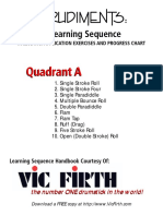 (Percussion) (Snare) Drums - 40 Drum Rudiments PDF