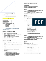 Adjusting Entries For Merchandising (4 Step) : Merchandising Concern Manufacturing Concern