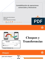 Cheque, Transferencia, Pagaré y Letra de Cambio