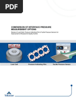 Comparison of Interface Pressure Measurement Options