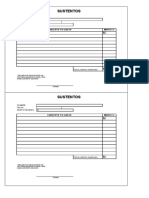 Formatos de Sustentos de Gastos