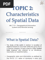 MIS 7119-Characteristics of Spatial Data