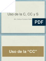 C - CC - S Power Point. Ortografía