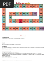 Jogo de Divisão - Trilha Do Resto PDF