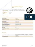 2x16 AWG 600V Overall Shielded Control Cable: Design & Materials