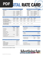 AdAge 2010 Digital Rates