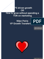 Nps Driven Growth or How To Grow Without Spending A Ton On Marketing Nilan Peiris VP Growth Transferwise