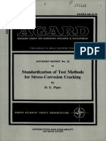 Standardization Test Methods Stress-Corrosion Cracking: of For