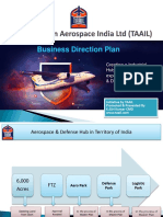 Business Direction Plan: Creating A Industrial Hub With Integrated Expertise For Aerospace & Defence Parks