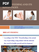 Breast Feeding and Its Advantages