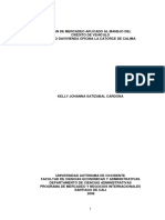 Plan de Mercadeo Aplicado Al Manejo Del Crédito de Vehìculo Banco Davivienda Oficina La Catorce de Calima