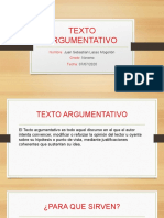 Texto Argumentativo