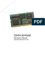 DIMM-RM9200: Hardware Manual