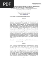 Individualized Learning Model of Gifted Children in Acceleration-Inclusion Setting