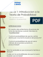 Tema 1 Introduccion A La Teoria de Probabilidad