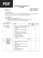 Engineering Mathematics III: EG 2104 SH