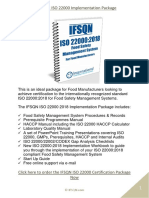 ISO 22000 Implementation Package Brochure 2018 PDF