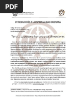 Tema 1A - Dimensiones de La Persona Humana - Elementos Filosóficos PDF