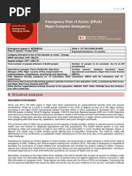 Emergency Plan of Action (Epoa) Niger Complex Emergency: A. Situation Analysis