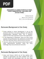 Management of Career Pathways of Young School Administrators