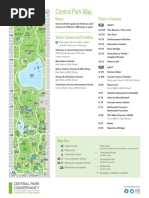 Central Park Map: Hours Points of Interest