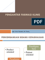 Pengantar Farmasi Klinis