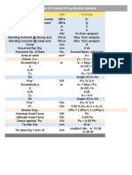 Item Unit Formula: Design of Column C4 by Bresler Method