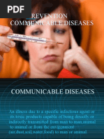 Prevention OF Communicable Diseases