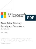 Azure Active Directory - Secure and Govern Demo Guide