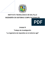 La Ingenieria de Requisitos en El Entorno Agil