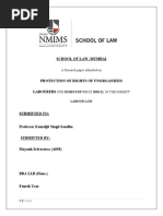 School of Law, Mumbai: A Research Paper Submitted On