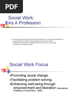 Social Work: As A Profession