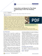 2016 Analysis of Copper-Bearing Rocks and Minerals For Their Metal Content Using Visible Spectros PDF