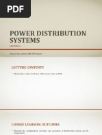 Power Distribution Systems: Noor-ul-Ain, Lecturer, EED, UET Lahore