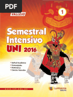 Ec Aritmetica 1 Semestral Intensivo Uni - Cesar Vallejo 20161-1