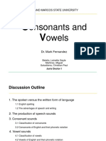 Consonant Vowels