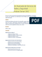 Manual Configuracion Avanzada de Servicios de Redes y Seguridad Windows Server 2012