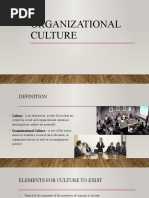 Organizational Culture