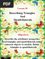 Lesson 50 Describing Triangles and Quadrilaterals 1