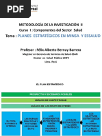 Estrategias MINSA Y ESSALUD