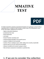 Summative Test