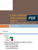 Case Concerning The Continental Shelf: Libyan Arab Jamahiraya / Malta