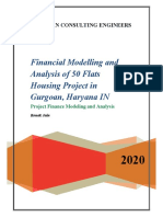 Financial Modelling and Analysis of 50 Flats Housing Project Gurgaon, Haryana, IN) PDF