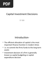 Capital Investment Decisionsppt