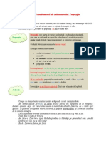 Posibilităţi Combinatorii Ale Substantivului. Prepoziţia.