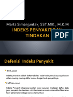 Pertemuan 12. INDEKS PENYAKIT DAN TINDAKAN