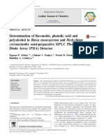 Determination of Flavonoids, Phenolic Acid and