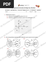 Agrupamento de Escolas de Diogo Cão, Vila Real: 2018/2019 - Matemática - Ficha de Trabalho #4 - 2º Período - Janeiro