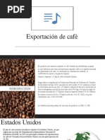 Exportación de Café Acero